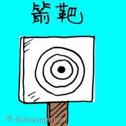 箭靶 dart board