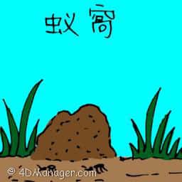 蚁窝 ant nest