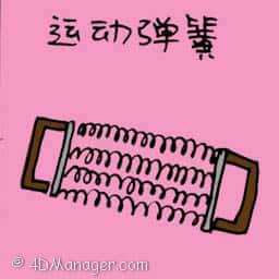 运动弹簧 hand stretching spring