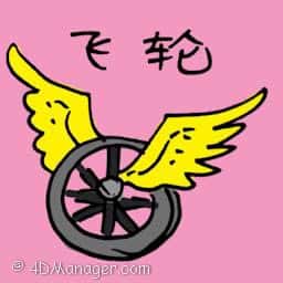 飞轮 flying wheel