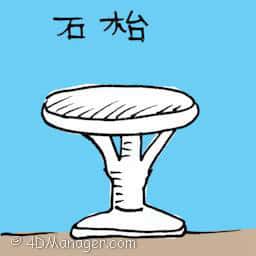 石台 table