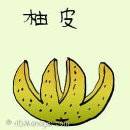 柚皮 pomelo peel
