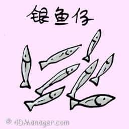 银鱼仔 small whitebait