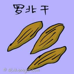 罗北干 dried carrot