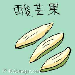 酸芒果 sour mango
