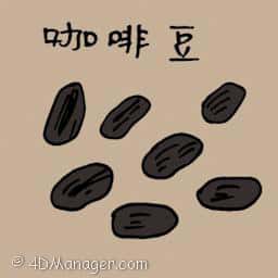 咖啡豆 coffee bean