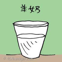 羊奶 goat milk