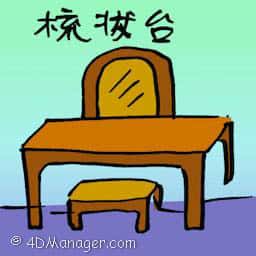 梳妆台 dresser