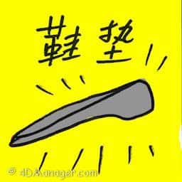 鞋垫 shoe pad
