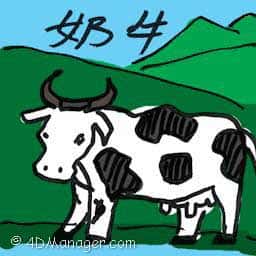 奶牛 dairy cow