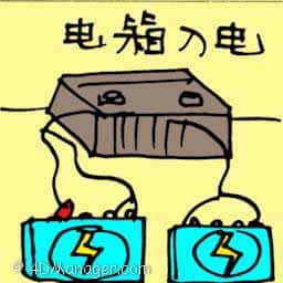 电箱入电 charging battery