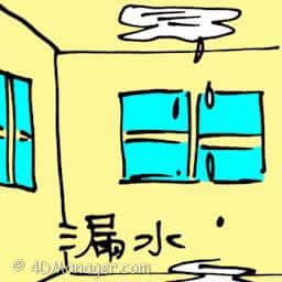 漏水 roof leaking