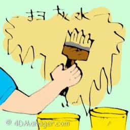 扫灰水 painting