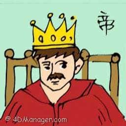 帝 king