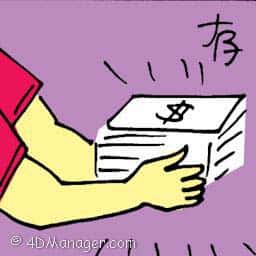 存 money deposit