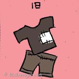旧 old clothing