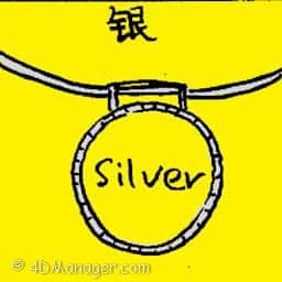 银 silver pendant