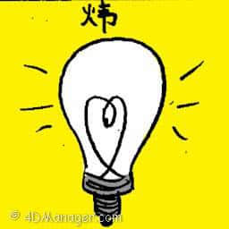 炜 glow light