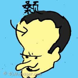 额 forehead