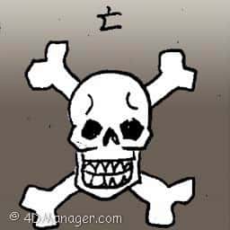 亡 fear death