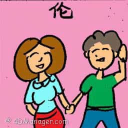 伦 relationship