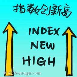 指数创新高 index new high
