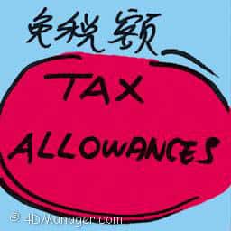免税额 tax allowances
