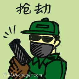 抢劫 snatch thief
