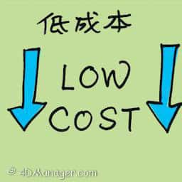 低成本 low cost