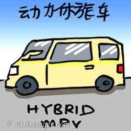 动力休旅车 hybrid mpv