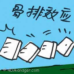 骨牌效应 domino effect