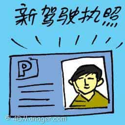 新驾驶执照 new driving license
