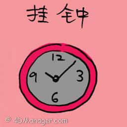 挂钟 wall clock