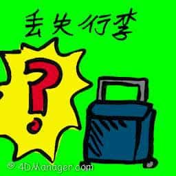 丢失行李 missing luggage