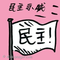 民主示威 democracy rally