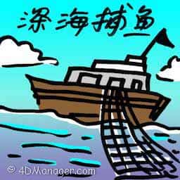 深海捕鱼 deep-sea fishing