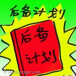 后备计划 backup plan