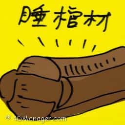 睡棺材 sleep in coffin