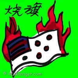 烧旗 burning flags