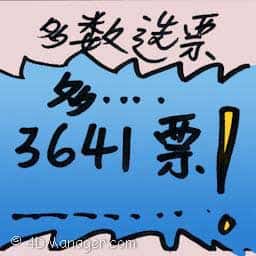 多数选票 majority vote