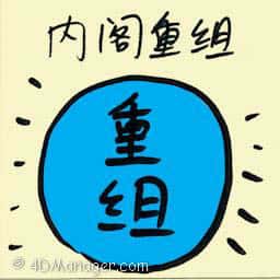 内阁重组 cabinet resuffled
