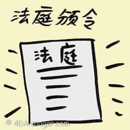 法庭颁令 court order